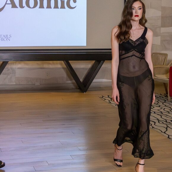 Vintage 1950s Sheer Lingerie Gown - Picture 3 of 14